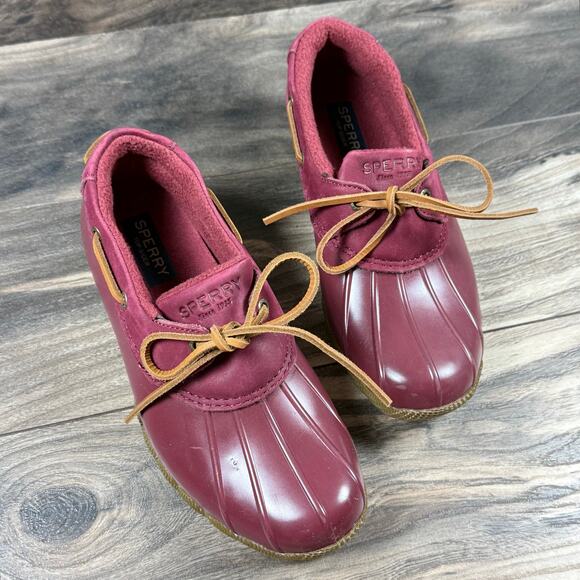NEW Sperry Saltwater 1-Eye Duck Low Bootie Cordovan 7M - Picture 2 of 12